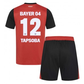 Bayer Leverkusen Edmond Tapsoba #12 Domaci Dres za Dječji 2024-25 Kratak Rukavima (+ kratke hlače)